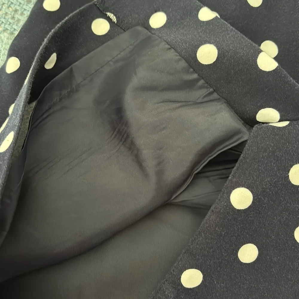 Merona navy and white polka dot skirt - Picture 6 of 6